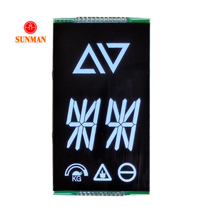 Monochrome <strong>2</strong> Digit <strong>Lcd</strong> Panel Custom Tn Stn Fstn Va <strong>Lcd</strong> 7 <strong>Segment</strong> Step Display for Indicators Lift Elevator - Product Image 2