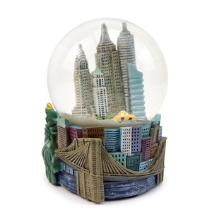 New york şehir NYC mimari kar küresi orta boy kar kubbe minyatür bina Snowglobe - Product Image 4