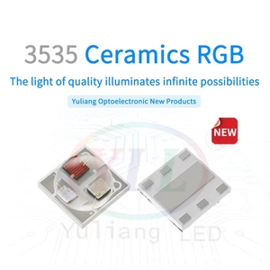 Yuliang ชุดที่ห่อหุ้ม LED 3W/6W ชิปเซรามิกพลังงานสูง3535 RGB SMD LED พร้อม620nm เลนส์สำหรับแสงภูมิทัศน์กลางแจ้ง - Product Image 2