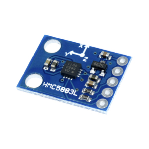 Módulo de Sensor de Triple eje para Arduino, KIT de módulo de campo magnético de tres ejes, GY-273, HMC5883, HMC5883L, 3-5V