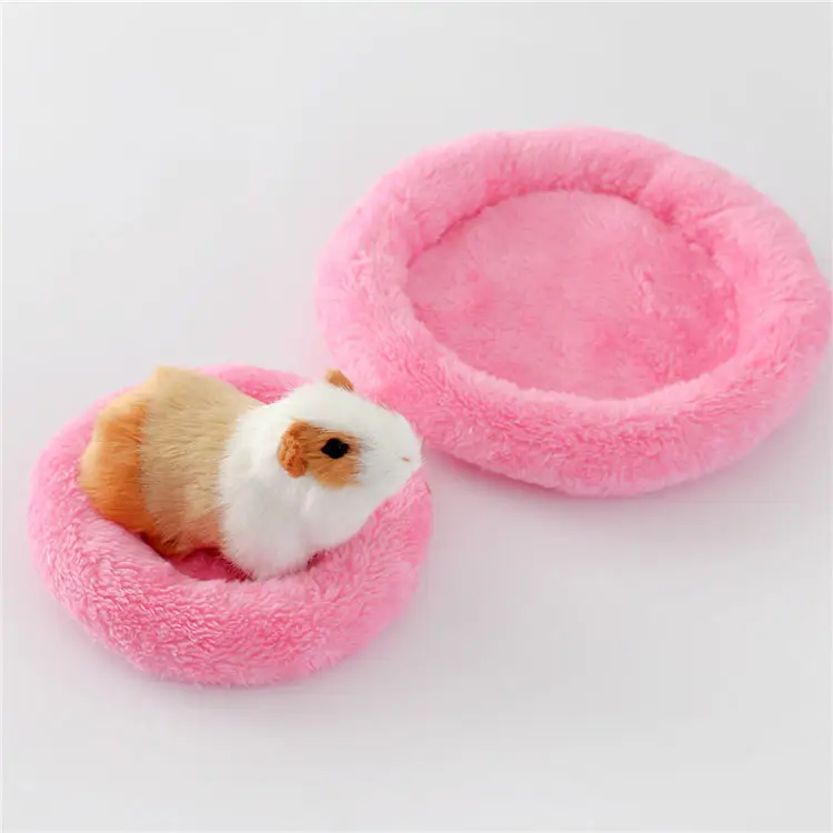 [Elosung] algodón suave dibujos animados pequeña mascota conejo rata hámster cama casa Chinchillas ardilla cama nido jaula Mini conejillos de indias durmiendo