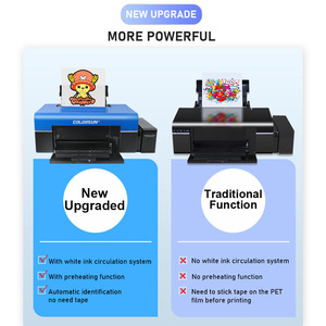 Colorsun T Shirt çok fonksiyonlu otomatik A4 Cmykw beş renk doğrudan baskı Dtf yazıcı için 2in1 L805 baskı kafası - Product Image 2