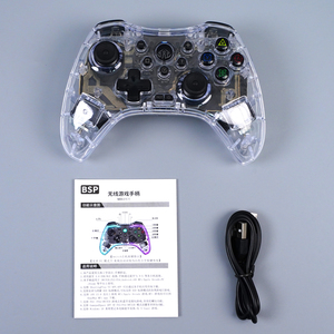 S03 interruttore controller di gioco senza fili con supporto di illuminazione RGB per PC/iOS/Android/Switch con doppio motore - Product Image 5