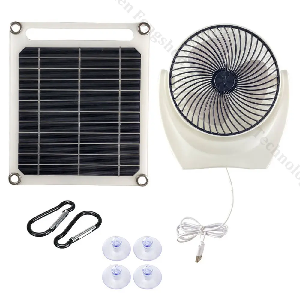 6w 15w 20w 30w Solar Rechargeable Fan with 6 Volt Flexible Solar Panel Charger for Tablet Mobile Phone Laptop