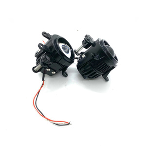 Wholesale 2.0 Inch Fog Light Fog Lamp Three Color Bi <strong>Led</strong> Projector Lens <strong>70W</strong> <strong>12V</strong> for toyota Hilux Fog Light - Product Image 3