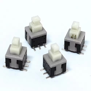 Großhandel Direkt vertrieb Selbstsicher nder Druckknopf schalter 5,8*5,8mm 6PIN SMD Miniatur verriegelung Druckknopf schalter - Product Image 1