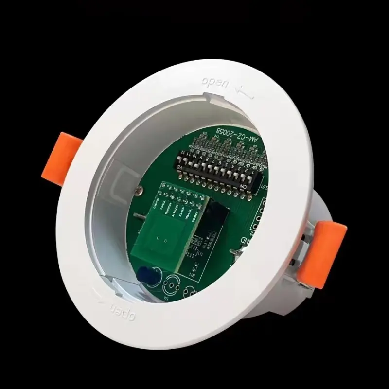 Commercio all'ingrosso 220V 5.8GHz corpo umano a microonde radar presenza sensore di movimento interruttore della luce per il rilevamento umano