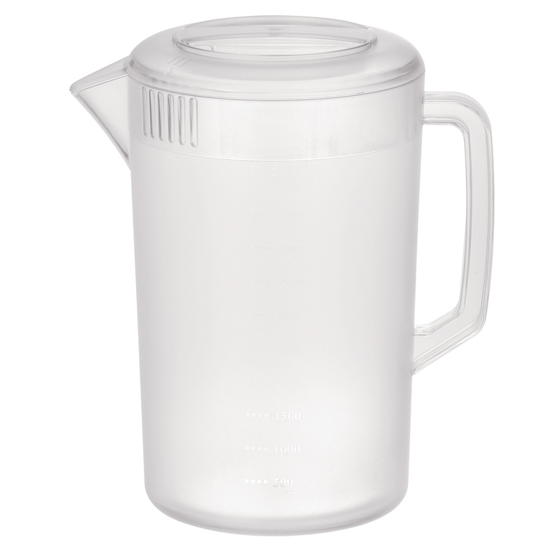 Plastic Tea Pitcher Pitcher Plastic with Measurement Juice Lemon Tea Frosted Pitcher Water Jug