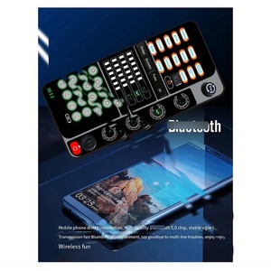 Portable Multifunctional Sound Card Mini Voice Changer Game Live Broadcast Mobile Computer Sound Cards Set - Product Image 3