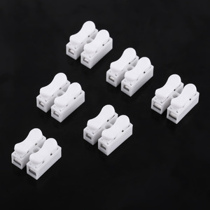 100Pcs 10A 250伏塑料2针接线盒推快速电线电缆连接器电线端接连接器 - Product Image 6
