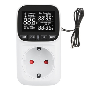 Retroilluminazione di raffreddamento Timer presa termostato digitale termostato regolatore di temperatura per incubatore frigorifero casa di pollame - Product Image 1