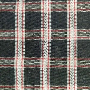 兆润250gsm重编织涤棉厚格子<span class=keywords><strong>CVC</strong></span>色织法兰绒面料外套连衣裙