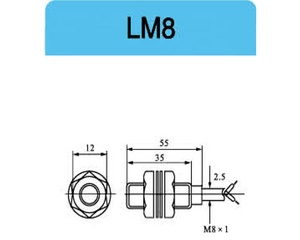 M8 110 v proximity schalter mit kurzschluss schutz dc tür proximity sensor