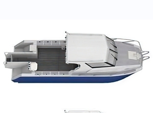 Kaliteli 6.5m 21ft alüminyum katamaran balıkçı teknesi - Product Image 4