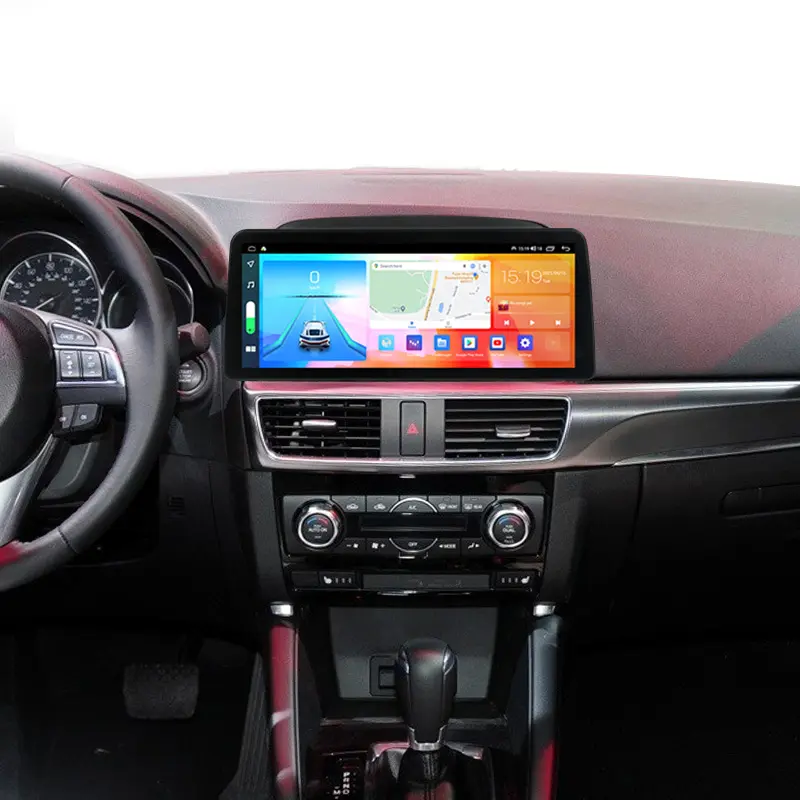 Đài Phát Thanh Ô Tô Cho CX-5 Mazda 2014 2015 2016 Định Vị GPS 12.3 ''1920*720P QLED Video Xe Hơi 4G LTE WIFI BT DSP SWC Âm Thanh Xe Hơi