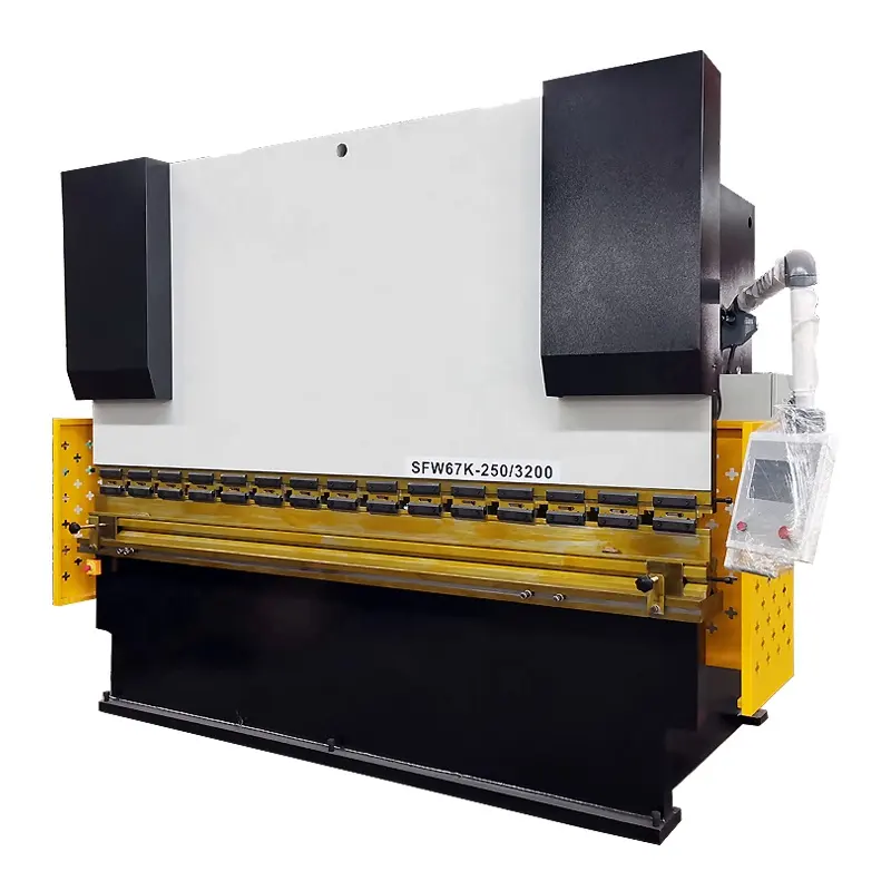 250ton Metal Steel Sheet Plate Bending Machine WC67Y/K NC Hydraulic Press Brake for Metal Working
