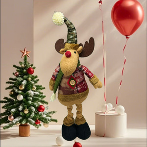 ตุ๊กตาหิมะซานตาคลอสยืดได้ตกแต่งบรรยากาศคริสมาสต์ - Product Image 3