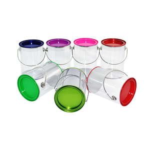 透明PET缶プラスチック瓶ハンドル付き - Product Image 1