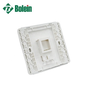 Bolein One Port in stile francese frontalino interruttore a parete piastra RJ45 rete presa a muro modulare fronte piastra 86 tipo Cat5 Cat6 - Product Image 2