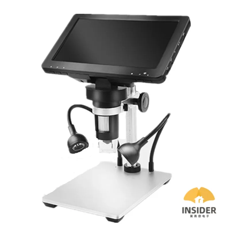 DM9 High-Definition Electron Microscope Digital Magnifying Glass 7-Inch Large Screen With Reflector To Reduce Reflection