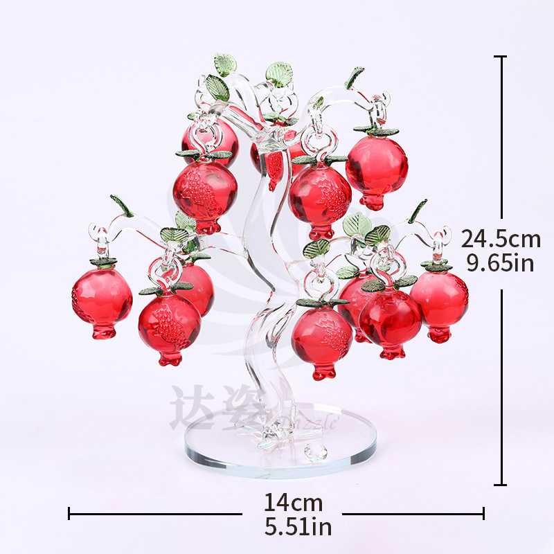 12 hanging pomegranate trees