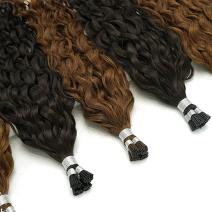 Schneller Versand 100% Echthaar-<span class=keywords><strong>Extensions</strong></span> Schwarz Blond Gewellt Lockig Glatt Unsichtbar Virgin Remy I-Tip K-Tip Brasilianisches Rohhaar Anbieter - Product Image 1