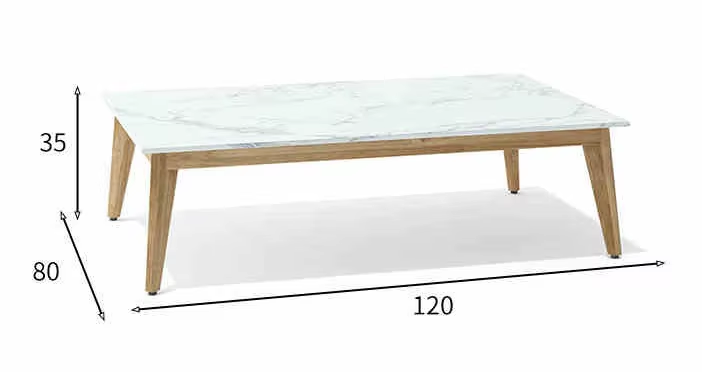 Coffee table 120*80*H35cm