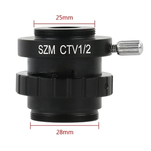 กล้องจุลทรรศน์กำลังขยาย1/3 CTV 1/2 CTV อินเตอร์เฟส CCD กล้องลด0.5X กระจกเลนส์เมาท์0.3X - Product Image 3