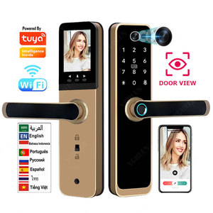 Fotocamera senza fili Tuya Wifi impronta digitale Intelligente serratura App Video Intercom Intelligente blocco codice chiave con chiave elettronica serratura serratura - Product Image 1
