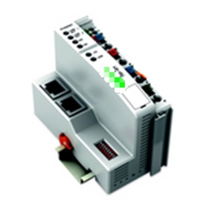 750-871 I/O Interface Ethernet <strong>TCP</strong>/IP <strong>Controller</strong> 32-bit, 2-Port RJ45, 24VDC 750-871 - Product Image 1