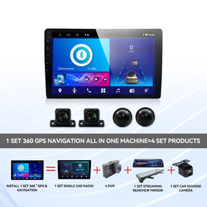 Wemaer 4+64G 9 Inch Carplay 3D 360 Car Camera <strong>System</strong> Built-In 5 Theme UI Android 10.1 Radio Stereo Navigation GPS Car DVD Player - Product Image 2