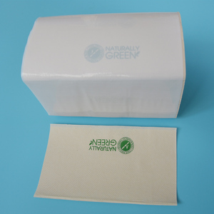 Custom Eco-Friendly 2 Ply Printed <strong>V</strong> Fold Paper Serviettes Napkins/ Restaurant Lunch Quilted Inerfold Table Paper Napkin - Product Image 1