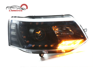 Carvolkswagen sıcak satış far takımı LED DRL dönüş sinyali başkanı işık Volkswagen VW T5 2010 2015 için- - Product Image 4