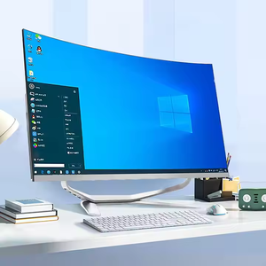 ゲーミングデスクトップコンピュータ24 27 32インチオールインワンPC湾曲画面オールインワンPc I7 I5 I3 AIOオフィスホーム用 - Product Image 6