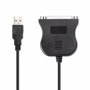 USB 2.0公到25针DB25母28AWG编织屏蔽电脑打印机并行电缆 - Product Image 5