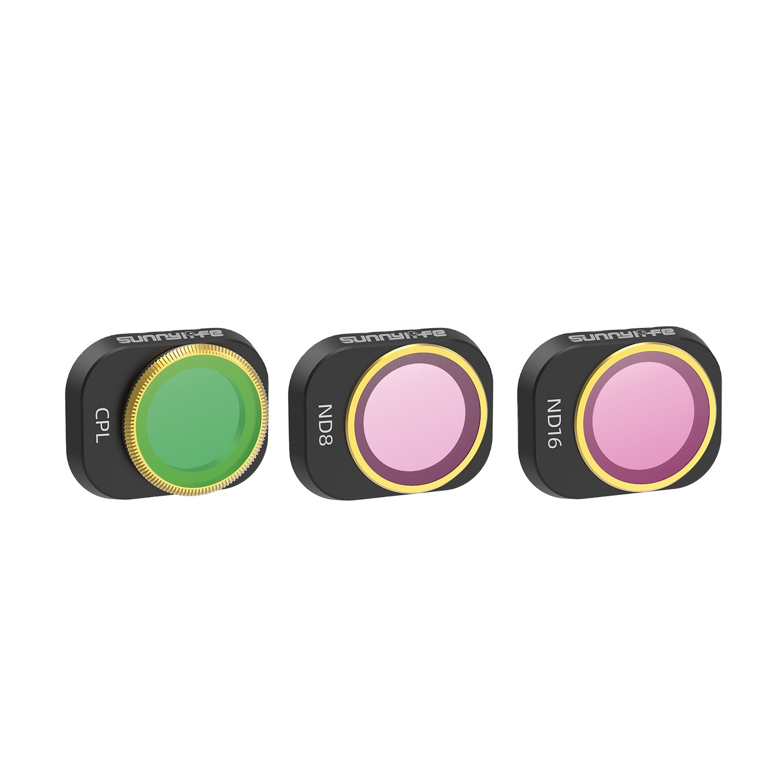 3-piece filter set(CPL+ND8+ND16)