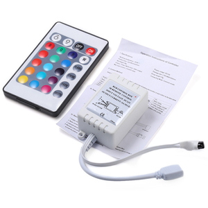 RGB Led Controller IR 24 Keys fernbedienung DC12V wireless Mini LED RGB Controller für RGB LED Streifen - Product Image 6
