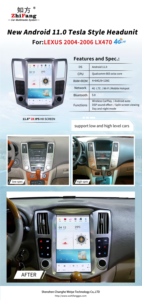 Android 13 8 Core lettore DVD per auto per 2003-2012 Harrier 11.8 pollici ip schermo Gps di navigazione Carplay bluetooth Carplay Android - Product Image 6