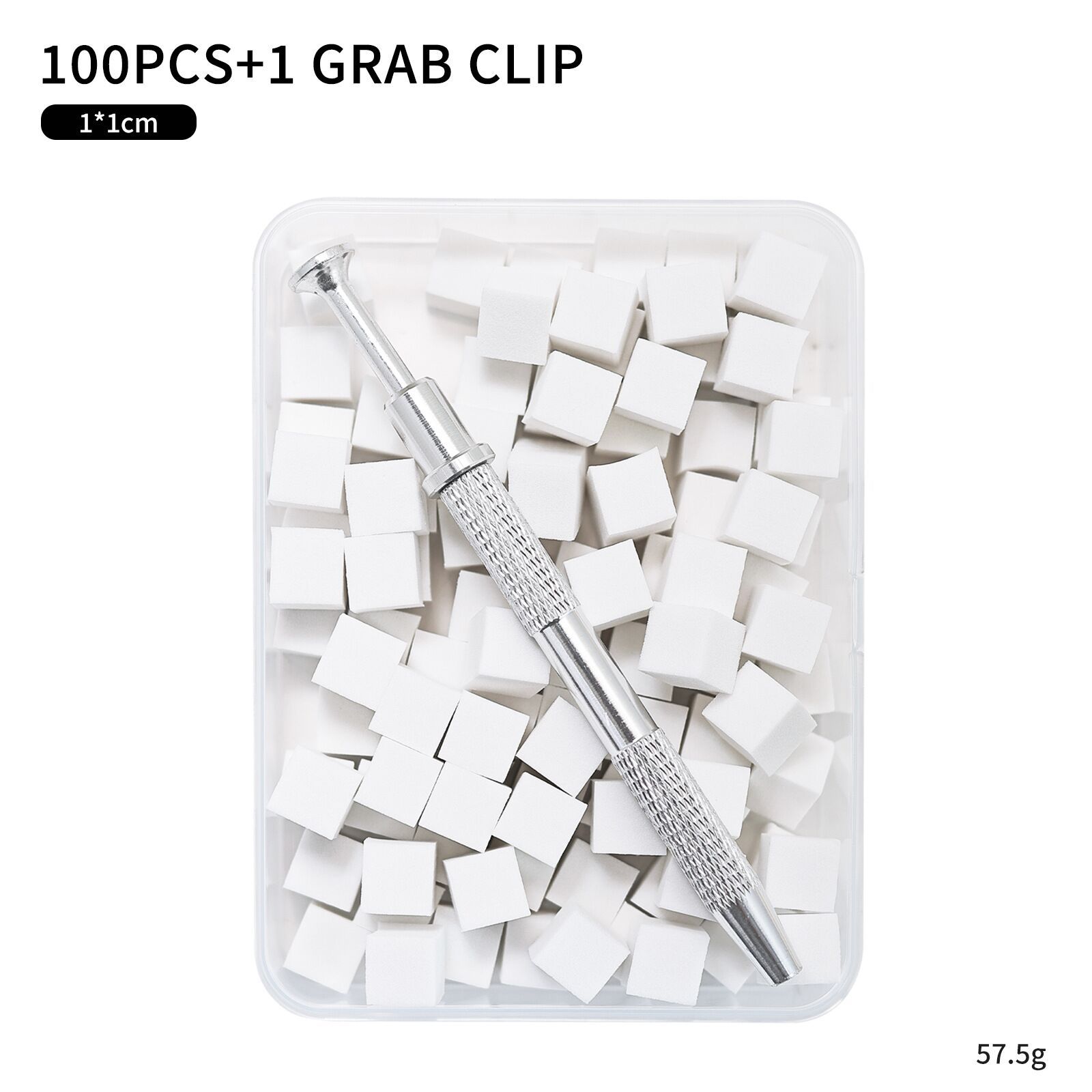 Blanc-100 pièces/boîte + clip