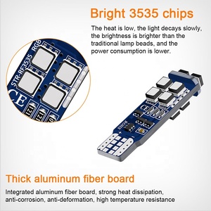 Araba LED uzaktan kumanda küçük ışık T10 çok renkli RGB T10 sürüş ışık genişliği gösterge ışığı - Product Image 2