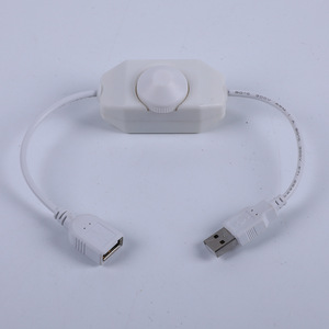 Флеш-накопитель USB с гнездовым на обоих концах для подключения внешних устройств к удлинитель вентилятор с регулировкой скорости Диммер DC 5V USB ручки диммер для светодиодной ленты - Product Image 2