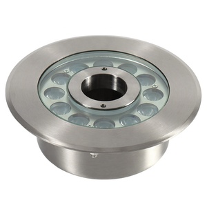 Factory Direct Sale AC12V <strong>LED</strong> Fountain Lamp Stainless Steel <strong>LED</strong> Fountain Light Ring DMX512 Programable - Product Image 1