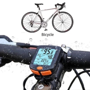 防水バイクデジタル速度計オドメーターサイクリングストップウォッチバックライト付きLCDディスプレイ自転車コンピュータ - Product Image 4