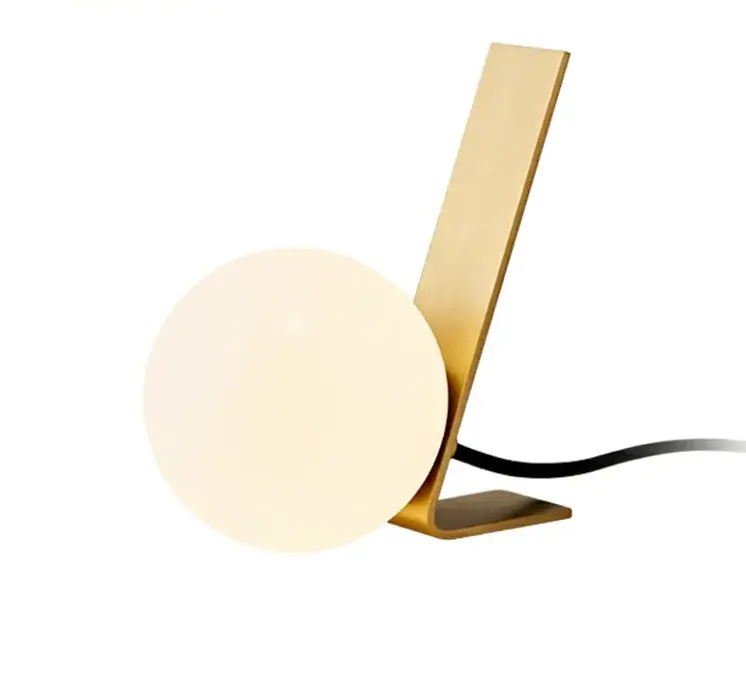 China Maken Nordic Modern Decoratief Glas Tafellamp Studie Lezen Hotel Woonkamer Slaapkamer Bed G9 Led Tafellamp