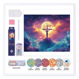 Tự làm in vuông kim cương thêu Tôn Giáo chéo trang trí nhà với Jesus Christian chủ đề bức Tranh phong cảnh sản phẩm - Product Image 1