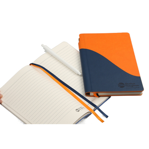 A5 Soft-Faced PU Leather Notepad Set <strong>with</strong> Pen <strong>Inserting</strong> Business Office Supplies <strong>Notebook</strong> Plus Logo - Product Image 6