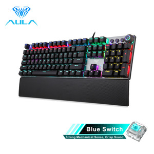 Teclado mecánico con cable de 1,5 metros al por mayor 104 teclas retroiluminación macro programable teclados para juegos simples fábrica