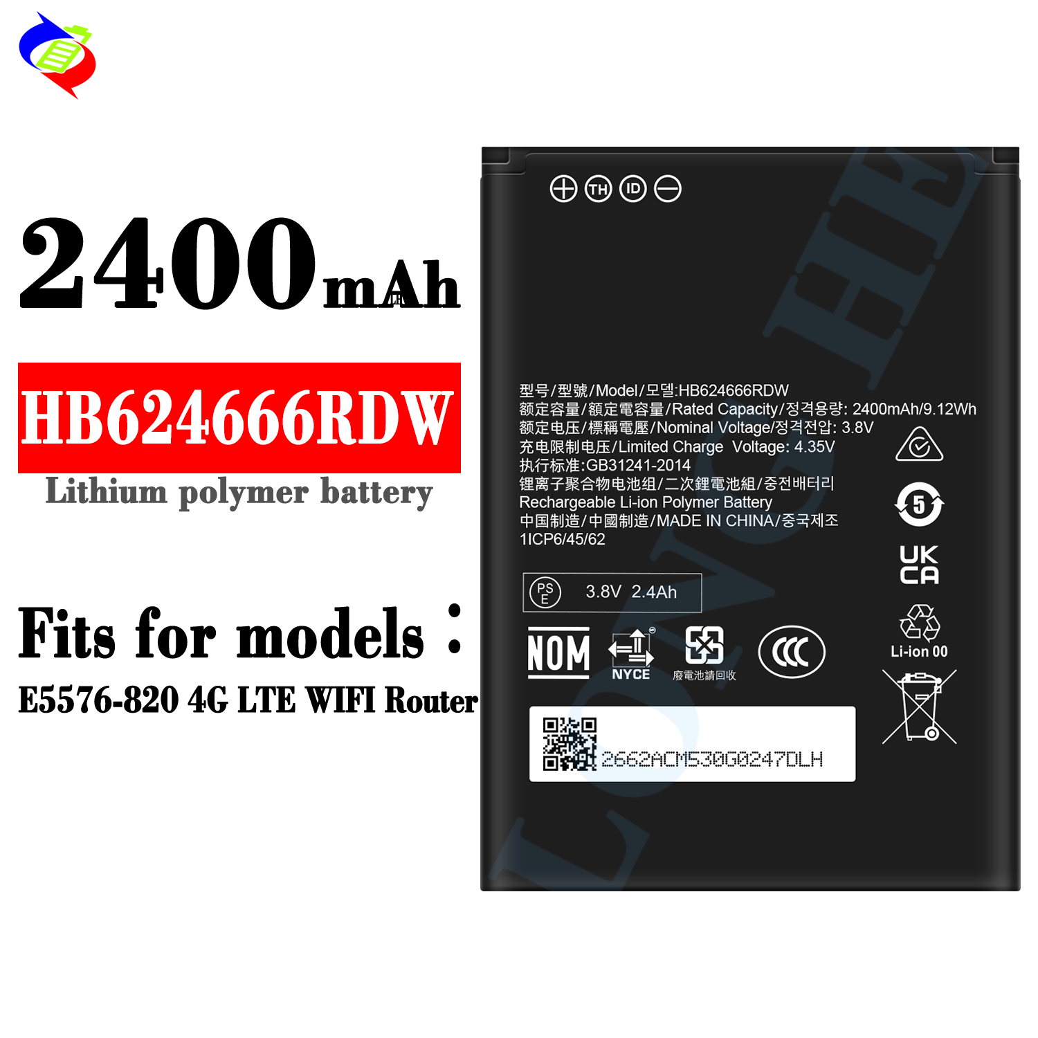 For Huawei E5576-820 4G LTE WIFI Router