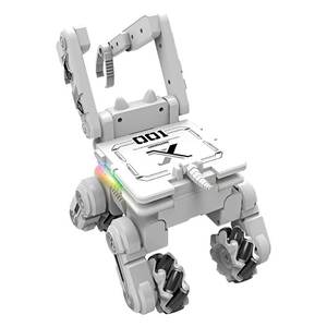 Çok yönlü drift demonstrtion 360 derece rotasyon 4 kanal 2.4G uzaktan kumanda mekanik warfare robot oyuncak 7 ışıkları ile - Product Image 2