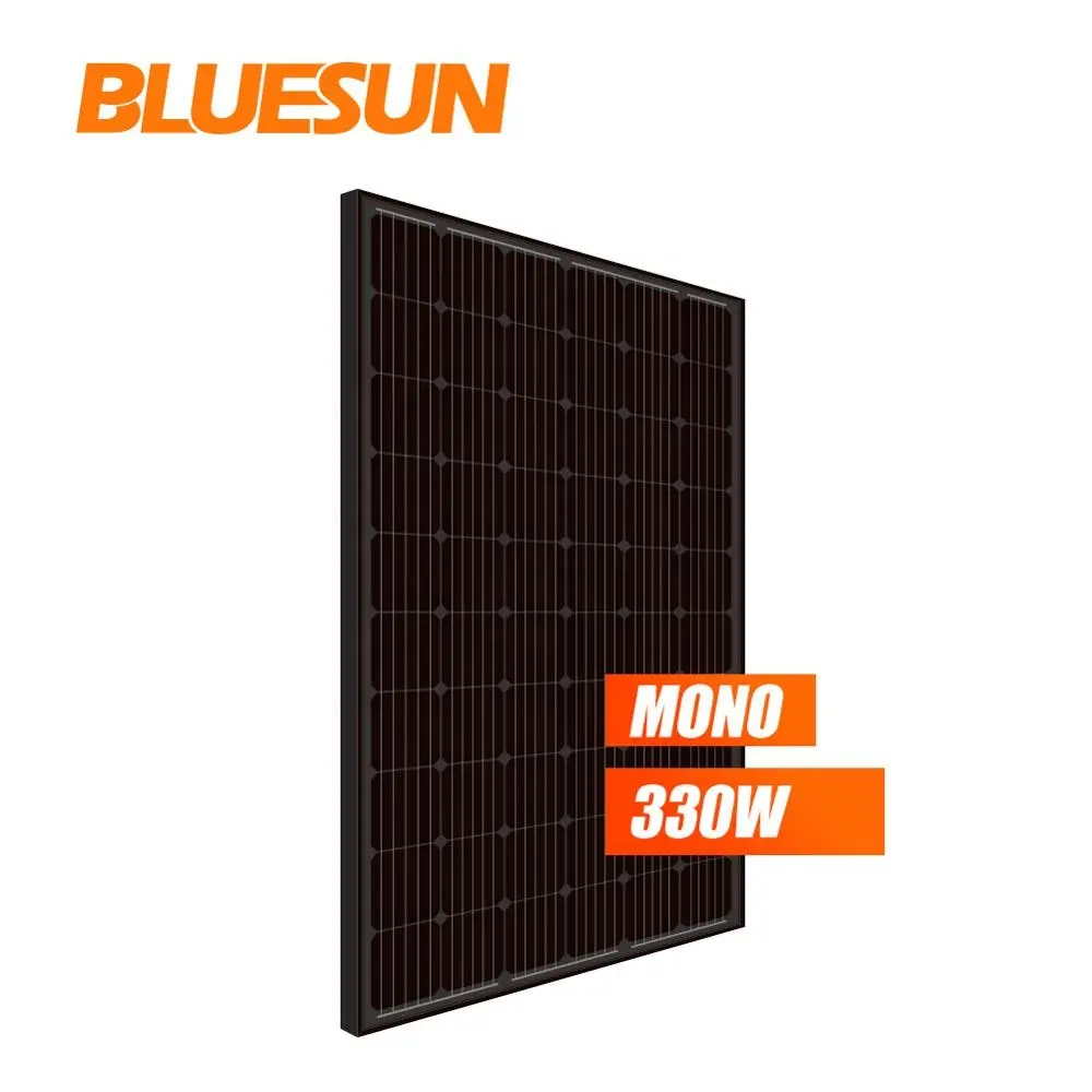 Bluesun Mono 280 w 290 w 300 w 310 w 320 w 330w Black Solar Panel With Great Cheap Price